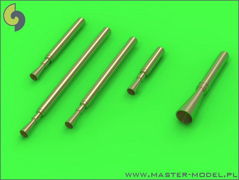 マスター AM-48-115 1/48 P-38M ライトニングのフラッシュハイダー付ブローニング .50キャリバー銃身と20mmキャノン砲の銃口