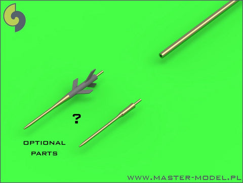 マスター AM-48-120 1/48 スホーイ Su-9/Su-11 (フィッシュポット/フィッシュポットC)のピトー管とミサイルのレールヘッド