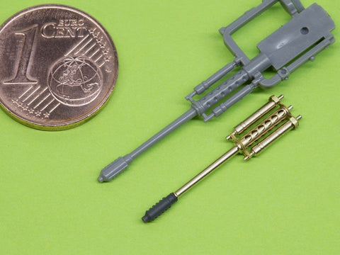 マスター AM-48-125 1/48 AH-64 アパッチの装備セット（M230(30mm)チェーンガンの砲身,ピトー管,およびテイルアンテナ）（レジン、エッチングパーツ、挽物パーツ）