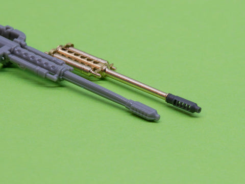 マスター AM-48-125 1/48 AH-64 アパッチの装備セット（M230(30mm)チェーンガンの砲身,ピトー管,およびテイルアンテナ）（レジン、エッチングパーツ、挽物パーツ）