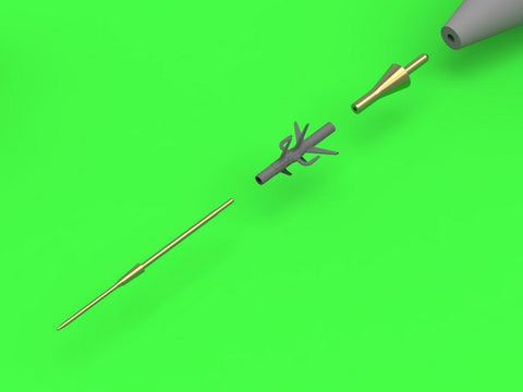 マスター AM-48-129 1/48 ミグ 25 (フォックスバット) (PD/PDS を除くすべてのバージョン)のピトー管