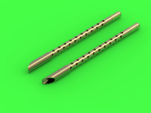 マスター AM-48-138 1/48 ボーイングB-17 フライングフォートレス機関銃セット(ブローニングM2航空機関砲 .50キャリバーのフラッシュハイダー付銃身)