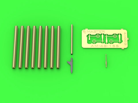 マスター AM-48-155 1/48 P-47 サンダーボルトのディテールセット（ブローニング.50キャリバー銃身延長管,ガンサイト,ピトー管)