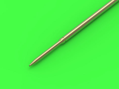 マスター AM-48-158 1/48 アメリカ軍 WWII時のピトー管 (先端がストリームライン型 1本）主にアメリカ海軍 初期の航空機（F-2A バッファロー, F4F-3 ワイルドキャットなど）用