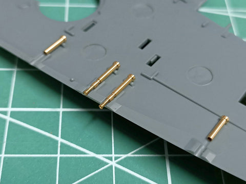 マスター AM-48-163 1/48 スピットファイア Mk.I 初期型 - ブローニング .303 ＆フラッシュハイダー バレルチップ 初期型照準器 (エデュアルド用)