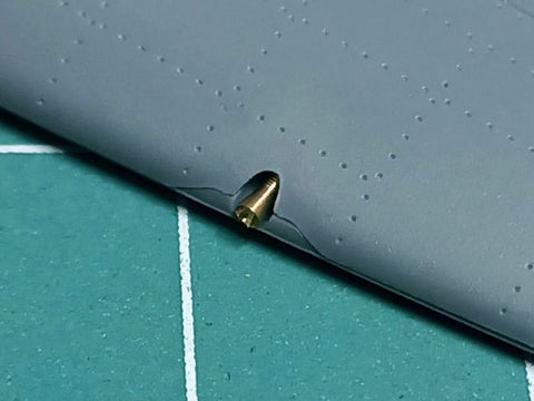 マスター AM-48-163 1/48 スピットファイア Mk.I 初期型 - ブローニング .303 ＆フラッシュハイダー バレルチップ 初期型照準器 (エデュアルド用)