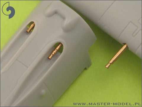 マスター AM-72-009 1/72 メッサーシュミットBf 109 E3 - E9, T型の武装セット（MG17機銃の銃口,MGFF機関砲銃身）