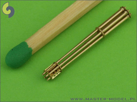 マスター AM-72-039 1/72 M61 A1 ヴァルカン砲、6本の砲身が回転する20mmキャノン砲、エッチングパーツの固定金具付挽物製銃身