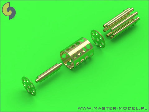 マスター AM-72-063 1/72 フェアチャイルド A-10 サンダーボルトII のGAU-8 アベンジャー回転砲の銃口とピトー管