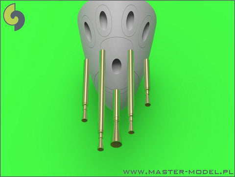 マスター AM-72-096 1/72 P-38M ライトニングのブローニング .50キャリバー銃身とフラッシュハイダー付20mmキャノン砲の銃口