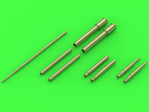 マスター AM-72-132 1/72 フォッケウルフ Fw 190 A2-A5型 武装セット（MG 17, MG FF, MG 151 各銃口）およびピトー管 (エデュアルド キット用）