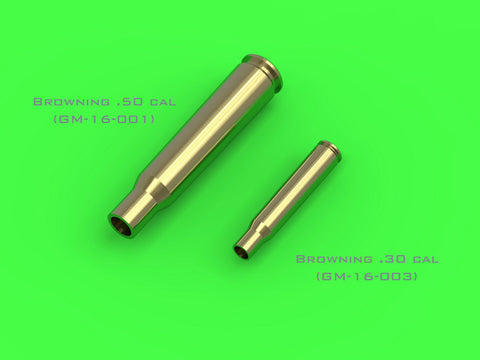 マスター GM-16-001 1/16 ブローニング 50口径 (12.7mm) - エンプティ シェル (25個入)