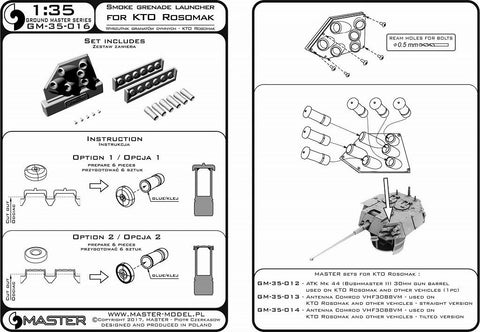 マスター GM-35-015 1/35 KTO ロソマク 発煙弾発射器