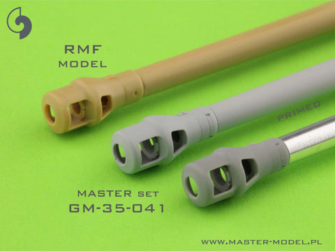 マスター GM-35-041 1/35 タイガーI 後期型マズルブレーキ 88mm KwK36 L/56 金属砲身(ドラゴン,ダスヴェルク,RFM,ボーダー他用)