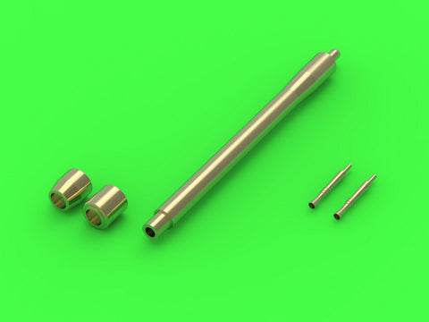 マスター GM-72-005 1/72 イギリス QF 6ポンド砲 (57mm) - version Mk.III L/43 (ショート) + BESA機銃 銃口 - for クルセイダー Mk.III, チャーチル Mk.III/IV, バレンタイン Mk.VIII/IX