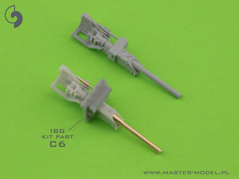 マスター GM-72-015 1/72 日本陸軍 九五式軽戦車 ハ号 - 37mm Type 94 金属砲身 レジン製マウント付き(IBG用)