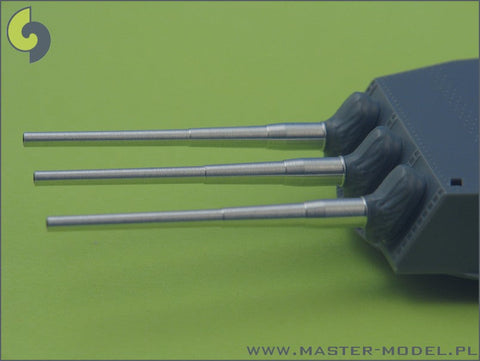 マスター SM-350-041 1/350 アメリカ海軍 16インチ(40.6cm)/50口径砲 Mark 7 砲身 ブラストバッグ付砲塔用 (9本入り) アイオワおよびモンタナ級用