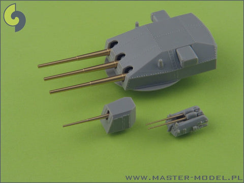 マスター SM-350-044 1/350 アドミラル・グラーフ・シュペー 武装 280mm砲(6本), 150mm砲(8本), 105mm砲(6本)