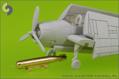 マスター SM-350-072 1/350 アメリカ海軍 空挺魚雷マーク13（22.4インチ）トロリー付 初期型（10本）