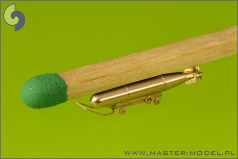 マスター SM-350-072 1/350 アメリカ海軍 空挺魚雷マーク13（22.4インチ）トロリー付 初期型（10本）