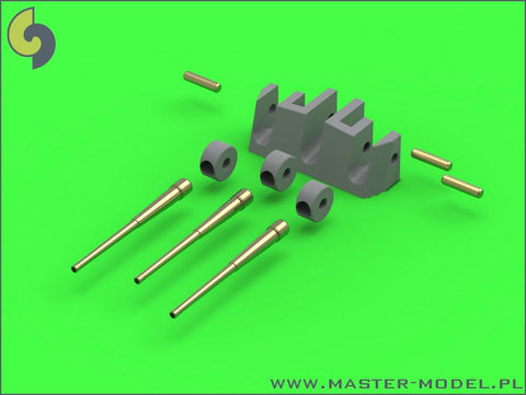 マスター SM-350-079 1/350 HMS ベルファストの武装 6インチ砲(12本), 4インチ砲(12本), 6インチ砲取付用のレジンパーツ付