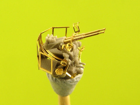 マスター SM-350-091 1/350 アメリカ海軍 ボフォース 40mm/56口径砲 2連装 ver.1 / Mk-51方位盤付 (レジン, エッチングパーツ および挽物パーツ) (6本入り)