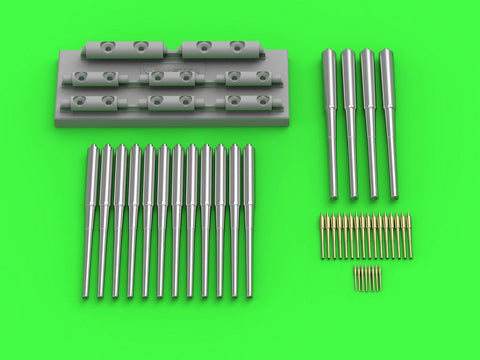 マスター SM-350-097 1/350 フランスのドレッドノート以前のダントン級の武装砲身 305mm砲(4本), 240mm砲(12本), 75mm砲(16本), 47mm砲(8本)