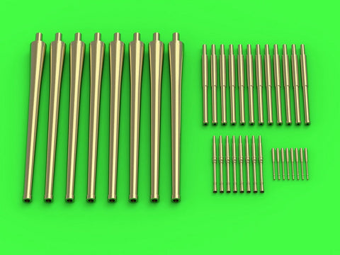 マスター SM-350-098 1/350 R.N. ザラの武装 203mm砲(8本), 100mm砲(12本), 37mm砲(8本), 13.2mm砲(8本) (トランぺッター用）