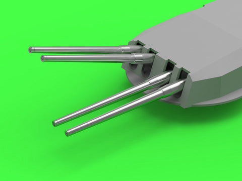 マスター SM-350-101 1/350 ダンケルク/ストラスブールの武装 330mm砲(8本), 130mm砲(16本), レジン製マウント付砲身 (ホビーボス用）