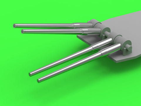 マスター SM-350-101 1/350 ダンケルク/ストラスブールの武装 330mm砲(8本), 130mm砲(16本), レジン製マウント付砲身 (ホビーボス用）