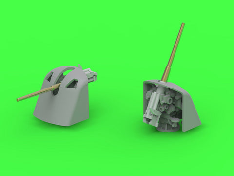 マスター SM-350-112 1/350 ドイツ ガン 8,8cm/45 (3.46in) Flak L/45 - ドイツ軍主要艦 WWI - (レジン＆チューンパーツ) - (4個入)