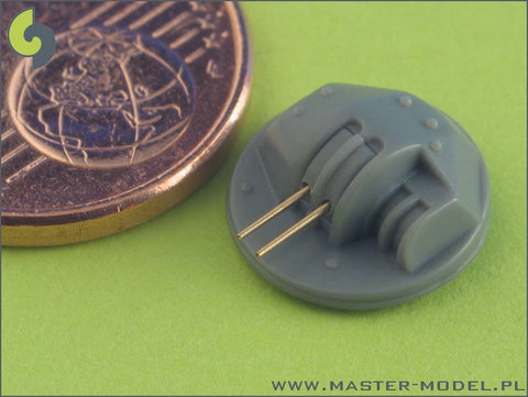 マスター SM-700-007 1/700 日本海軍 89式砲 12.7cm(5インチ)/40口径の砲身 (12本入り) 大半の1/700 日本海軍 軍艦 用