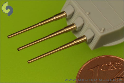 マスター SM-700-037 1/700 アメリカ海軍 16インチ(40.6cm)/50口径砲 Mark 7 砲身(9本入り) 戦艦アイオワやモンタナ級用
