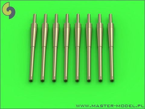マスター SM-700-042 1/700 イギリス海軍 4.7インチ(120mm)/45口径速射砲のMarks IX および XII 砲身(8本入り) イギリスの駆逐艦級 AからN, O, Q からW およびトライバル級用