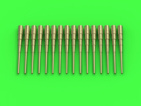 マスター SM-700-055 1/700 ドイツ海軍 8.8cm(3.4インチ)/45口径砲 SK L/45 砲身（16本入り） 第一次世界大戦のドイツの大半の主力艦, 魚雷艇, 駆逐艦用