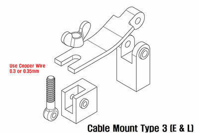 MJミニチュア MJEZ16001 1/16 WWIIドイツ陸軍 ケーブルマウントセット