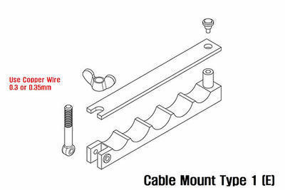 MJミニチュア MJEZ16001 1/16 WWIIドイツ陸軍 ケーブルマウントセット