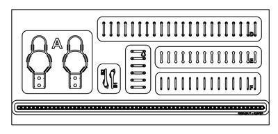 MJミニチュア MJEZ35011 1/35 M3/M16 ハーフトラック ライトガード&ドアーハンドル & ストラップホルダー