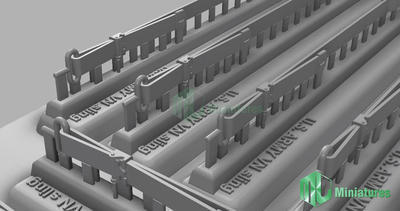 MJミニチュア MJEZ35013 1/35 ベトナム戦争 アメリカ陸軍 小火器用スリングセット4