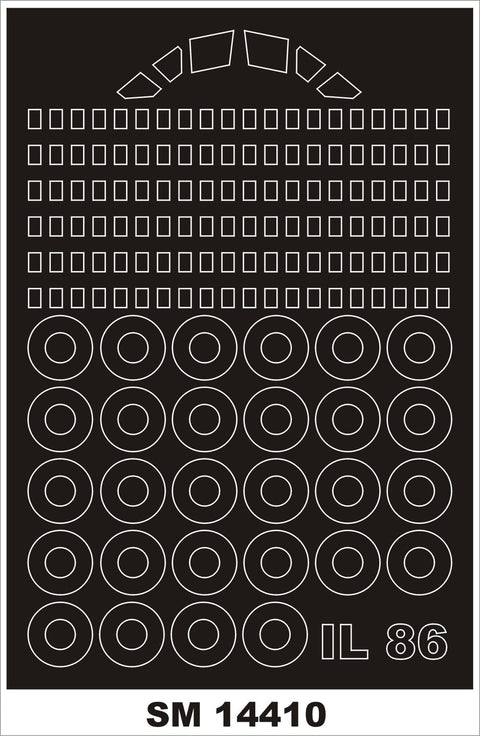 モンテックス SM14410 1/144 IL-86(レベル用) ミニマスク