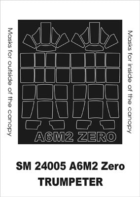モンテックス SM24005 1/24 A6M2 零式艦上戦闘機(トランぺッター用) ミニマスク