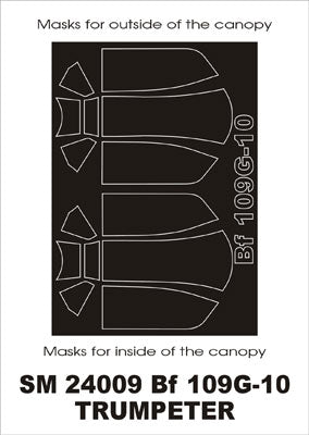 モンテックス SM24009 1/24 Bf-109G10(トランぺッター用) ミニマスク