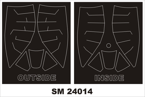モンテックス SM24014 1/24 P-47D バブルトップ(ヴィンテージ用) ミニマスク