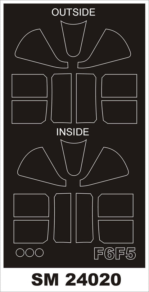 モンテックス SM24020 1/24 F6F-5 ヘルキャット(エアフィックス用) ミニマスク
