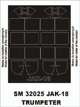 モンテックス SM32025 1/32 Jak-18(トランぺッター用) ミニマスク