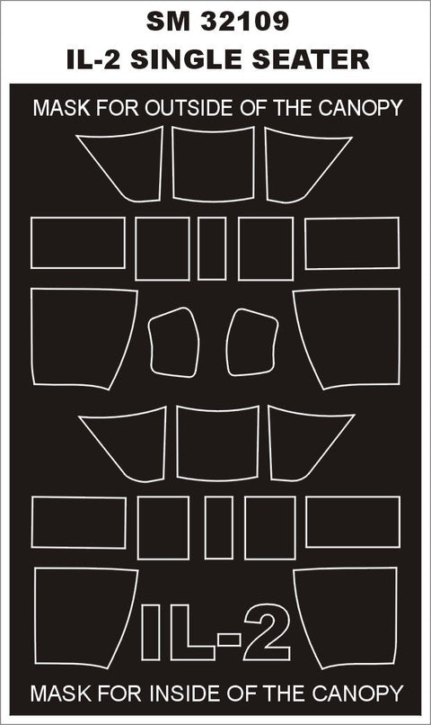モンテックス SM32109 1/32 IL-2 シングルシーター (ホビーボス用) ミニマスク