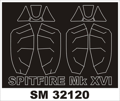 モンテックス SM32120 1/32 スピットファイア XVI (タミヤ用) ミニマスク