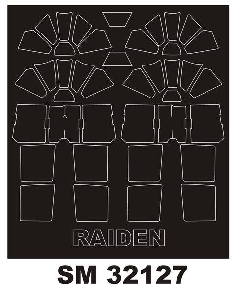 モンテックス SM32127 1/32 J2M3 雷電(ハセガワ用) ミニマスク