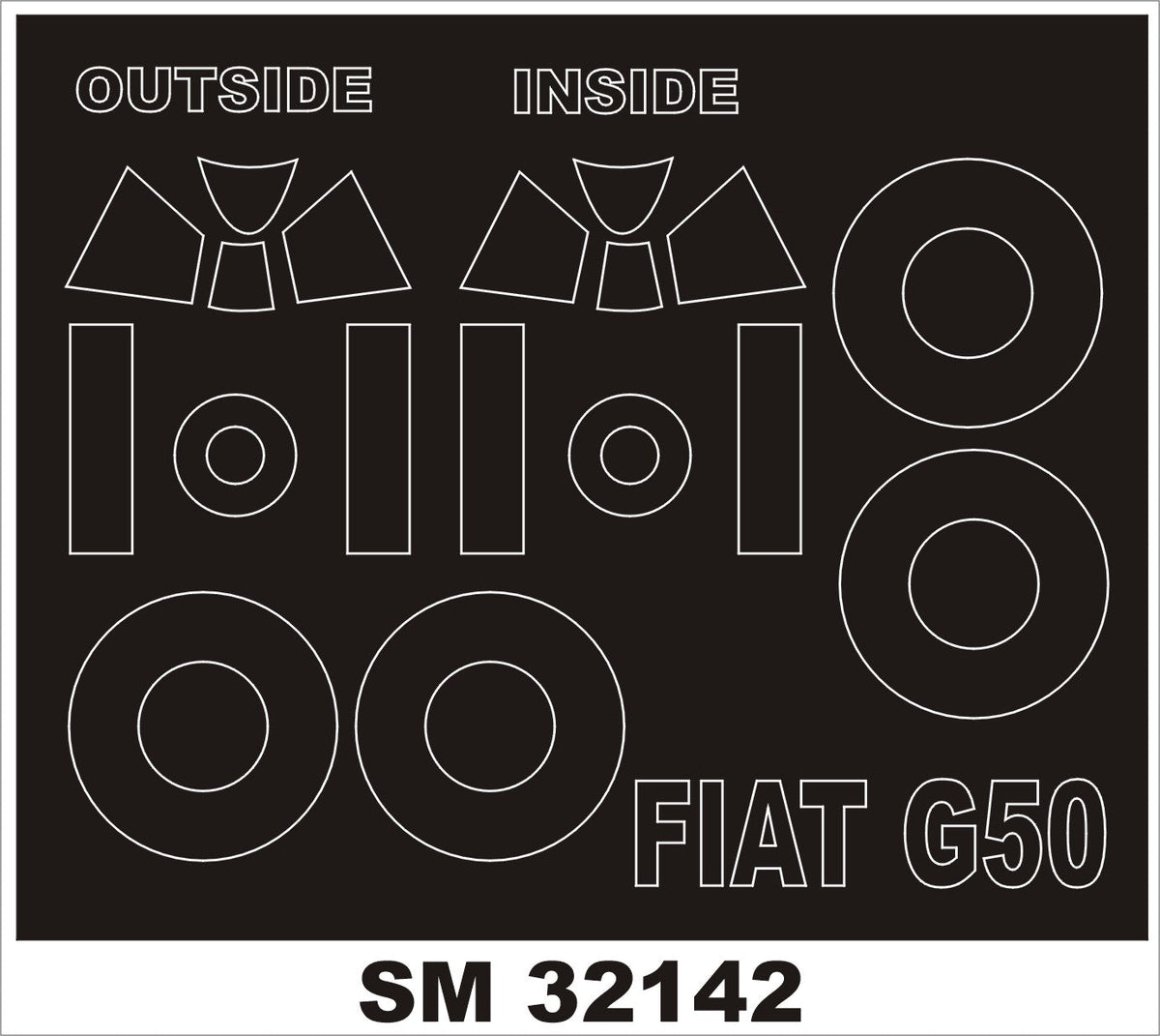 モンテックス SM32142 1/32 フィアット G.50(スペシャルホビー用) ミニマスク – ホビーショップ レギュラス