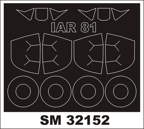 モンテックス SM32152 1/32 IAR-81(アズール用) ミニマスク